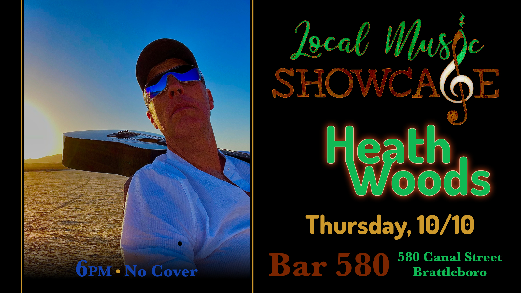 Local Music Showcase, Live Music, Brattleboro, Vermont, Heath Woods, Donald McCullough